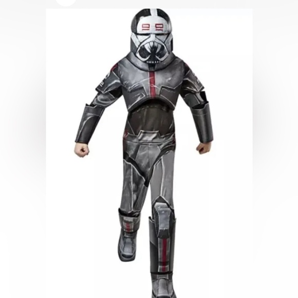 Star Wars Wrecker Costume NWT jumpsuit Halloween * NO MASK medium (8-10) - Picture 3 of 6